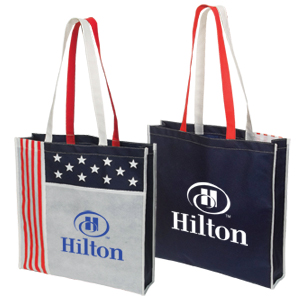 NW7025
	-NON WOVEN USA TOTE
	-Red White and Blue